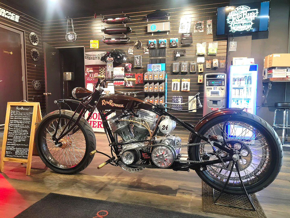 Board Track Racer Custom Motorcycle Build by Iron Hawg Custom Cycles Hazleton PA