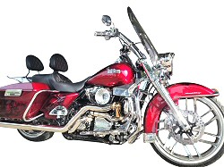 Custom Road King Turbo Build by Iron Hawg Custom Cycles Hazleton PA