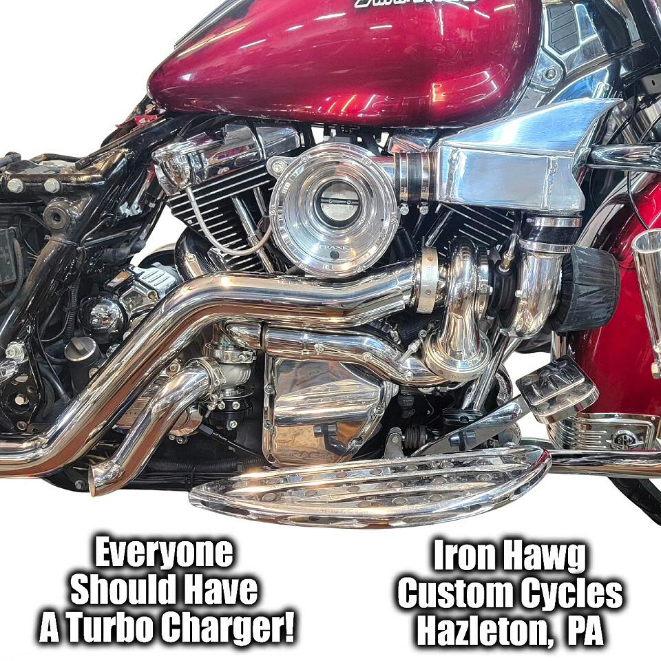 Custom Harley Road King with Trask Turbo, CAM Set, High Volume Oil Pump