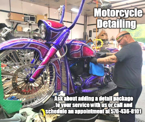 Motorcycle Detailing Iron Hawg Custom Cycles Hazleton PA