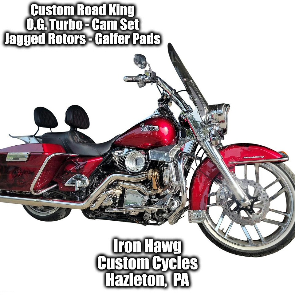 Custom Road King Turbo Build By Iron Hawg Custom Cycles